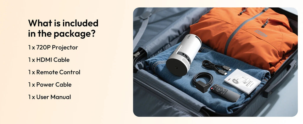 XGODY Portable Gimbal 3S 12000LM 4K Projector 2.4G/5G WiFi Bluetooth 5.4 Android 11 Mini Home Theater Portable projector