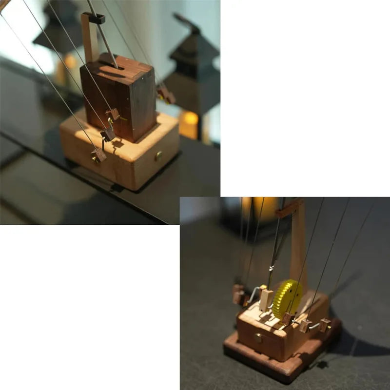 New wooden electric bionic manta ray ornaments home decorations desk ornaments wooden crafts