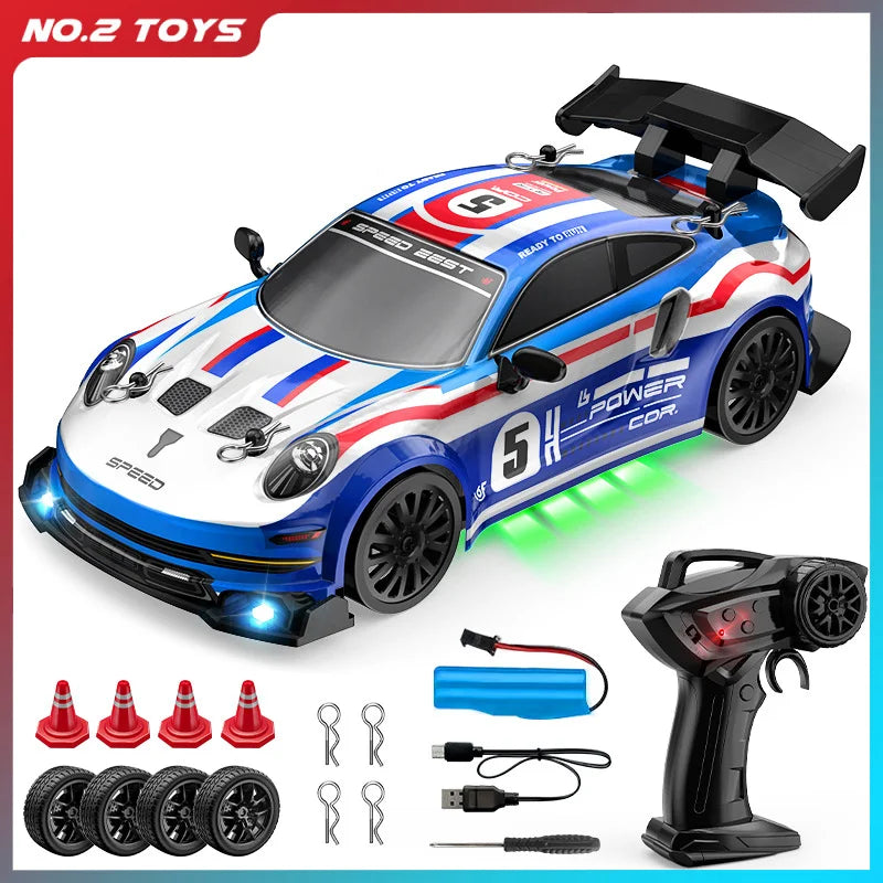 1/24 RC Drift Cars 2.4G 4WD Remote Control Racing Car Children Toys Car Replaceable tires High Speed Drift Race Vehicle Supercar
