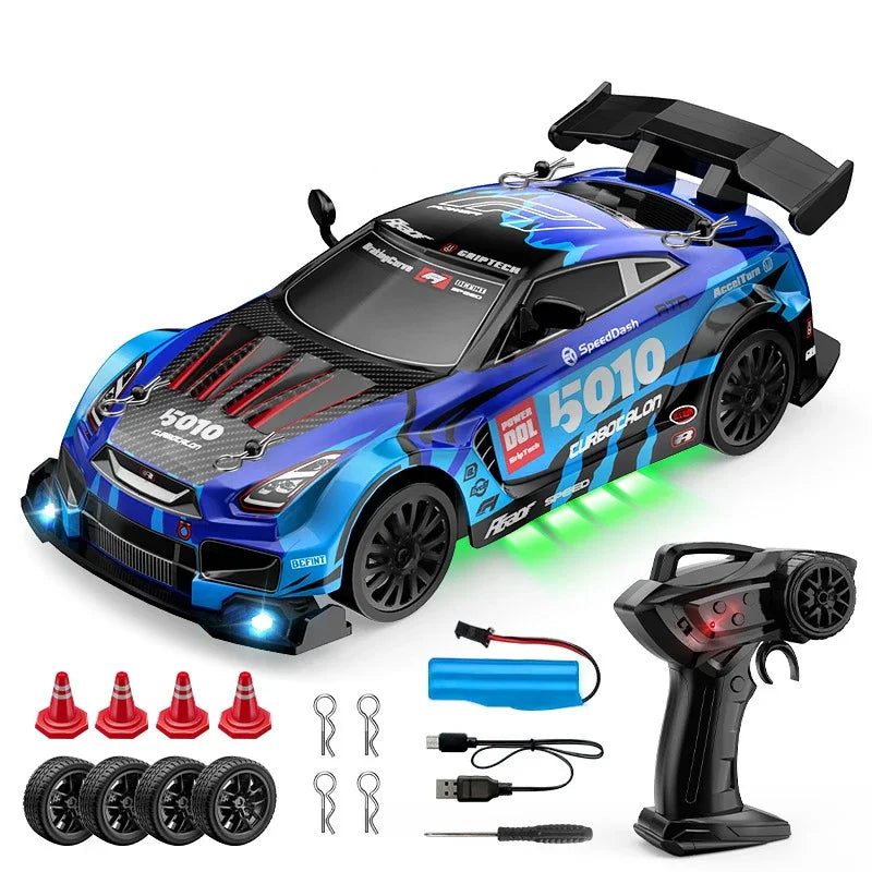 1/24 RC Drift Cars 2.4G 4WD Remote Control Racing Car Children Toys Car Replaceable tires High Speed Drift Race Vehicle Supercar