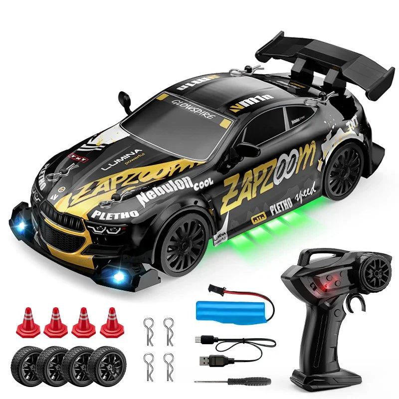 1/24 RC Drift Cars 2.4G 4WD Remote Control Racing Car Children Toys Car Replaceable tires High Speed Drift Race Vehicle Supercar